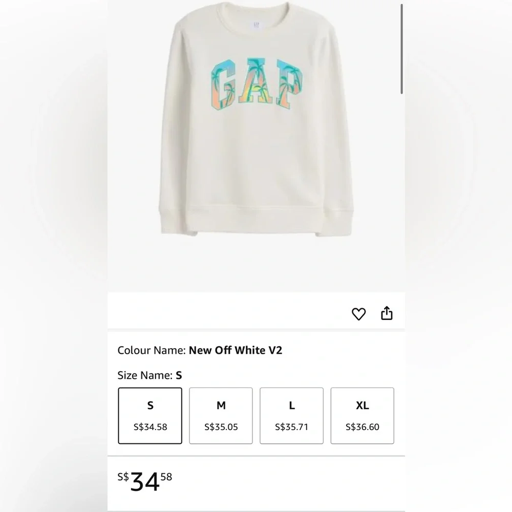 Gap Boy's Logo Sweatshirt